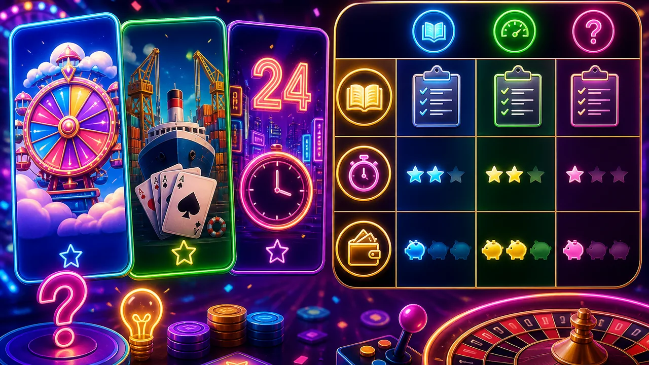 Chọn trò chơi nhẹ vốn: So sánh New88 dễ hiểu trong vài phút